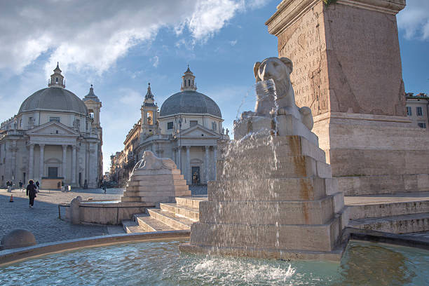 Piazza del Popolo in Rome, Italy