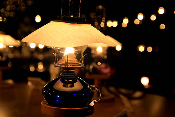 Vintage Lanterns Illuminating a Cozy Night