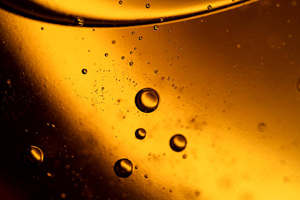 istock The surface of the cosmetic product has bubbles. blurred background. soft focus 2207303769