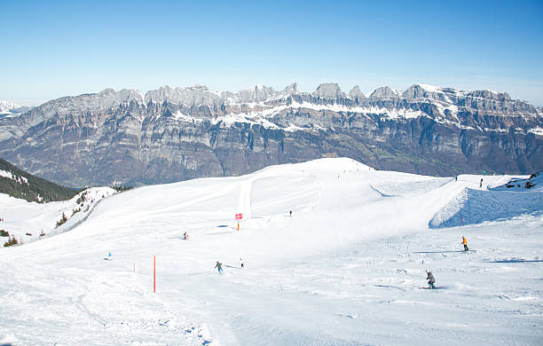 istock Winter landscape at Flumserberg, Swiss Alps 2207304853