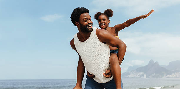 istock Father and daughter enjoying a day at Ipanema beach 2207307415