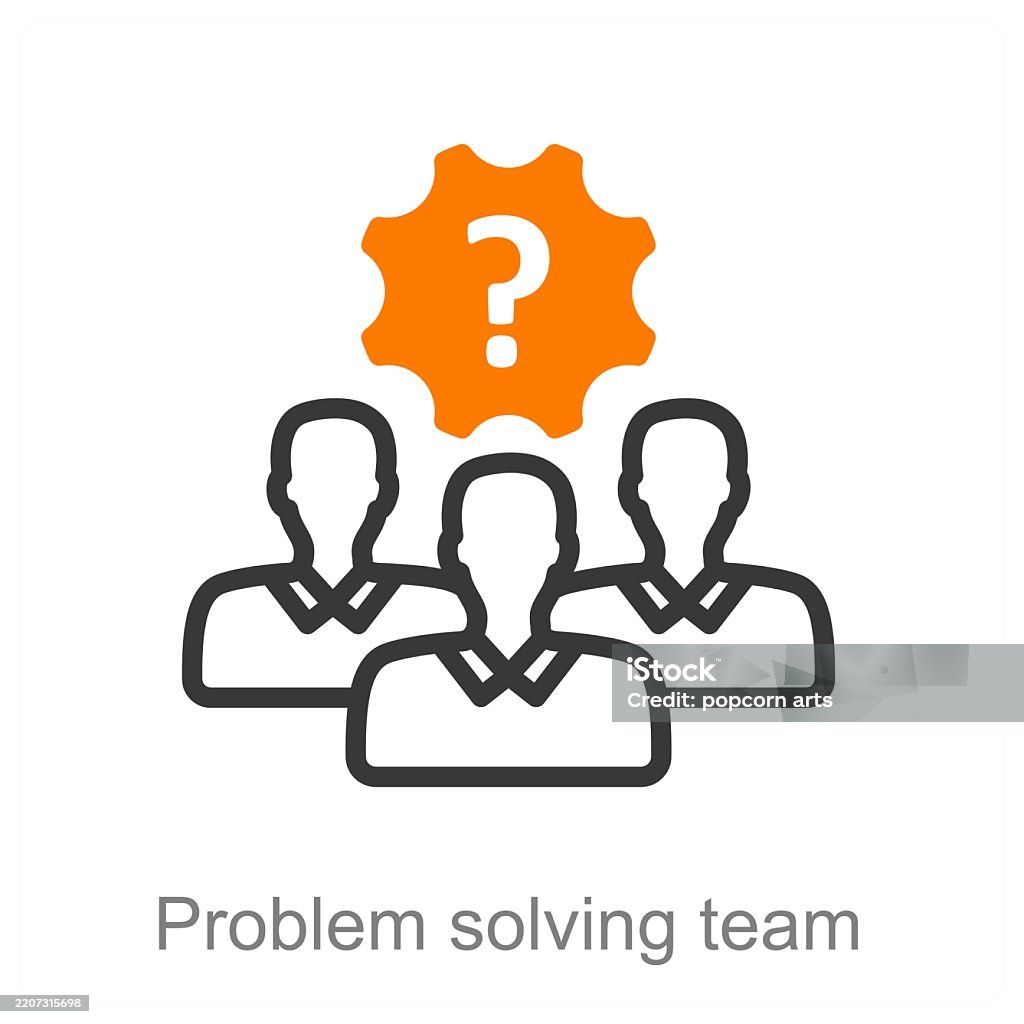 Team Problem Solving Vector Problem Solving Team Stock Illustration - Download Image Now ...
