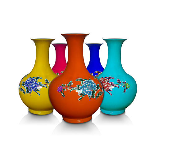 Handicraft ceramics, plates, patterns, Turkish motifs, floral designs