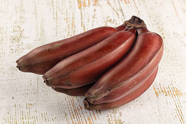 istock Red organic sweet banana heap 2207334348