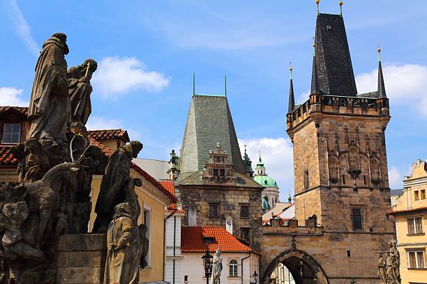istock Mala Strana Bridge Tower in Prague, Czech Republic 2207339571
