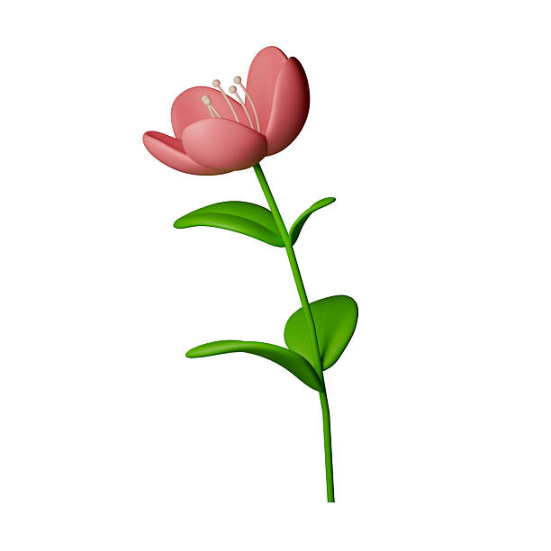 istock Vibrant 3D flower illustration perfect for spring themes, card designs, and decorative projects. Eye catching colors and detail enhance any floral collection. 2207340220