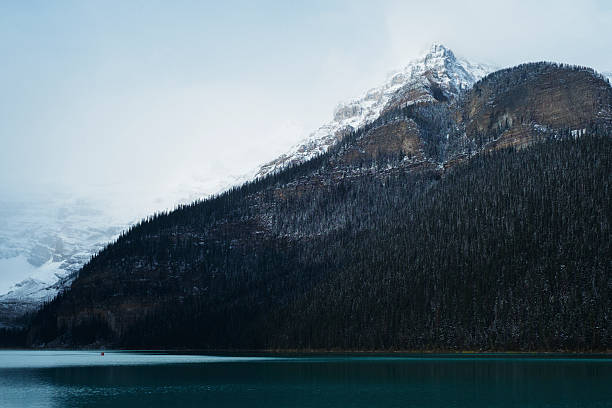 Photo of a mountain landscape in Canada, North America.