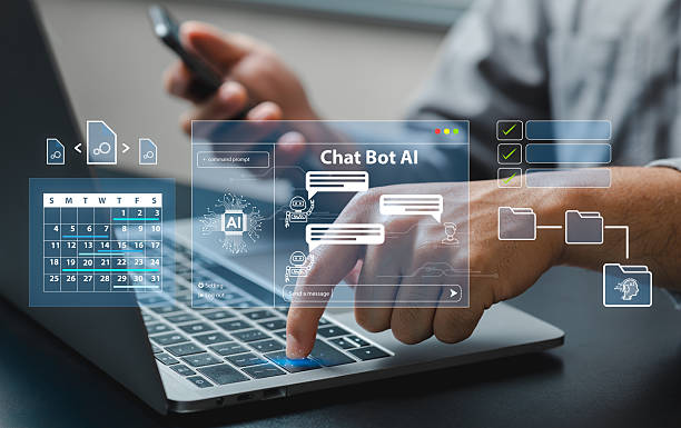 istock User Interacting with AI Chatbot on Laptop for Productivity Enhancement 2207348105