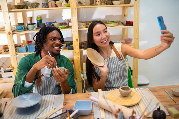 istock Art is the best way to connect 2207348782