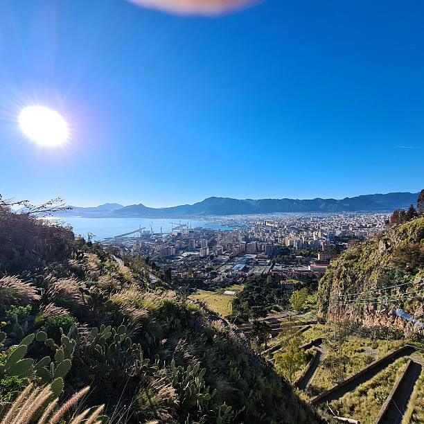 istock Palermo, Italy panoramic view of the city 2207350697