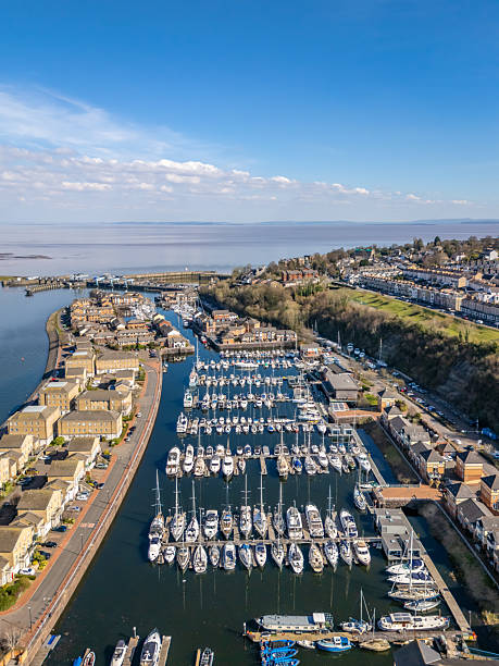 istock Boats in Penarth Marina in Cardiff 2207351581