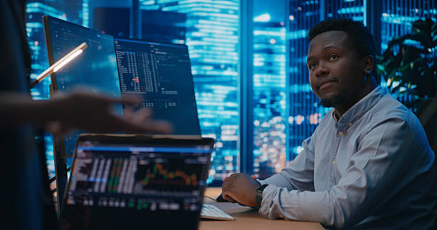 istock Business advisor having constructive discission with the analyst during the business meeting in the office 2207359395
