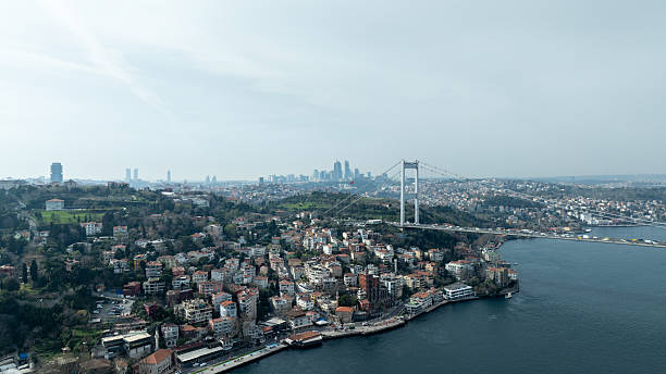 istock Aerial view of The Second Bosphorus Bridge or Fatih Sultan Mehmet Bridge, Istanbul. 2207360736