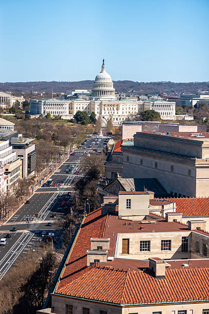 istock US Capitol Building and Rotunda elevated view in Washington DC 2207366911
