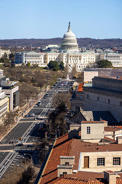 istock US Capitol Building and Rotunda elevated view in Washington DC 2207366936