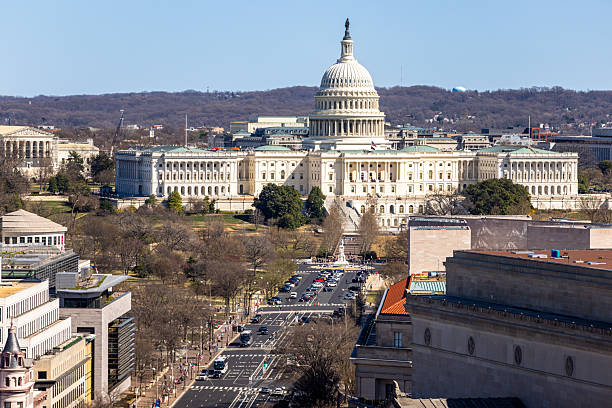 istock US Capitol Building and Rotunda elevated view in Washington DC 2207367091