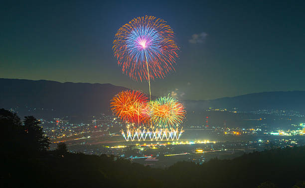 istock Wakayama fireworks festival fireworks exploding over a city at night. 2207376479