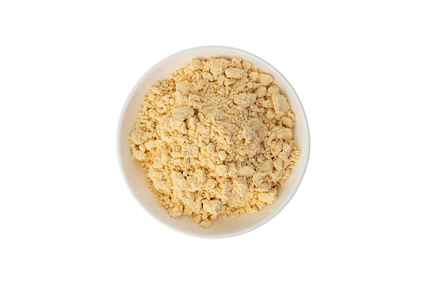 istock instant soy milk powder in white plate isolated on white background 2207376602