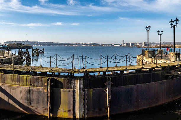 istock Canal lock gate to Cardiff Bay 2207378892