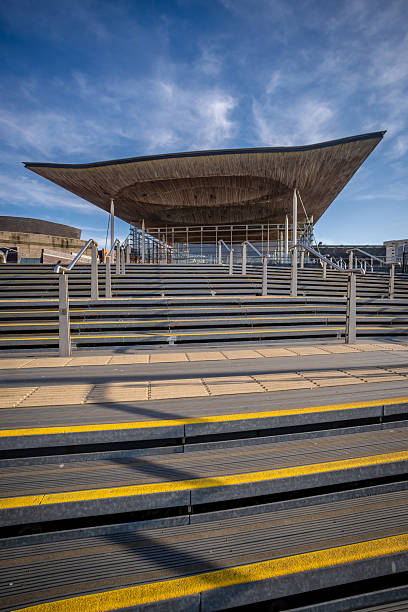 Steps to The Senedd Welsh Assembly Government Building
