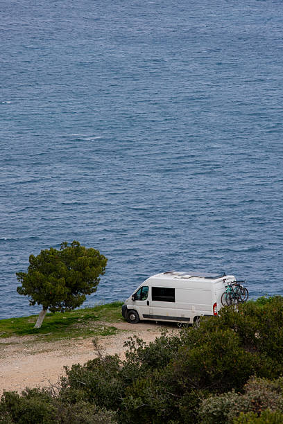 istock A little stop on a viewpoint during vanlife roadtrip across Peloponnese. 2207386549