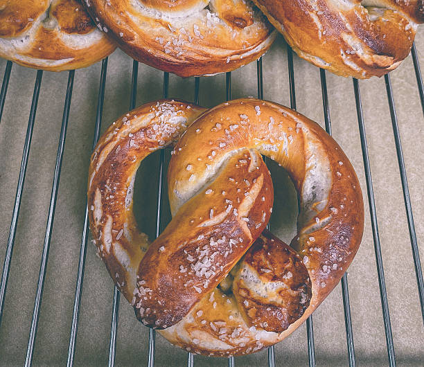 istock Golden Bavarian Pretzel 2207390083
