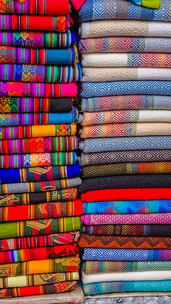 istock TRADITIONAL PERUVIAN HANDICRAFTS. ALPACA WOOL HANDICRAFTS. CUSCO HANDICRAFT MARKET. 2207406238
