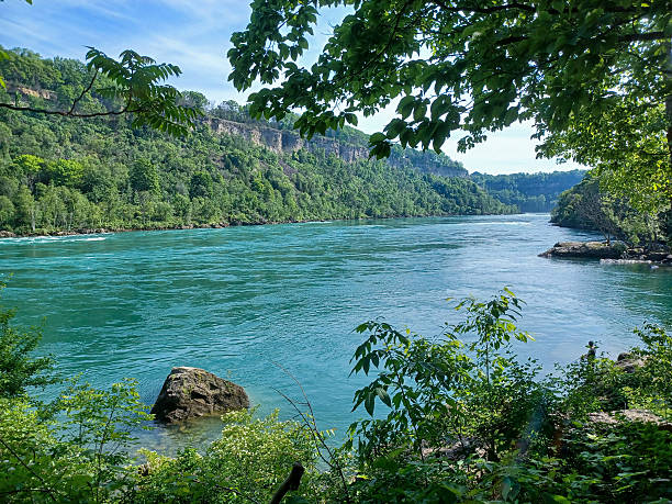 istock Niagara river view from the Glen trail 2207420813