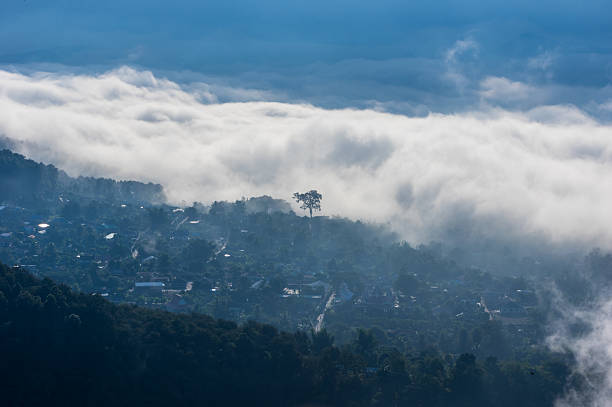 Viewpoint at Wat Tha ton, Mae Ai District, Chiang Mai Province