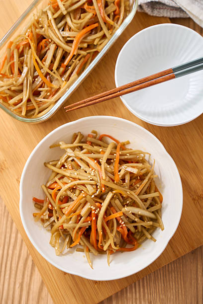 istock Classic Japanese side dish: Kinpira Gobo (stir-fried burdock and carrot) 2207446332