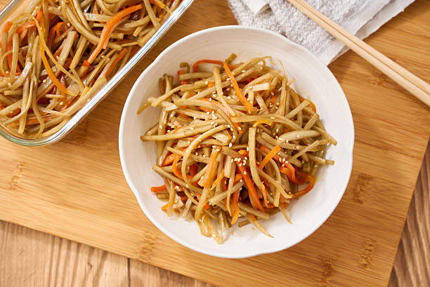 istock Classic Japanese side dish: Kinpira Gobo (stir-fried burdock and carrot) 2207446376