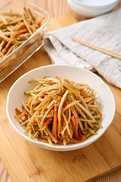 istock Classic Japanese side dish: Kinpira Gobo (stir-fried burdock and carrot) 2207446397