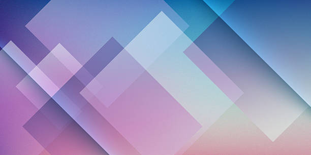 istock Modern geometric glowing square on blue background. Can be use for landing page, book covers, brochures, flyers, magazines, any brandings, banners, headers, presentations, and wallpaper backgrounds 2207448466