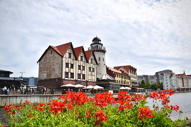 Holidays in Poland - sunrise over the spa town of Sopot on the Baltic Sea