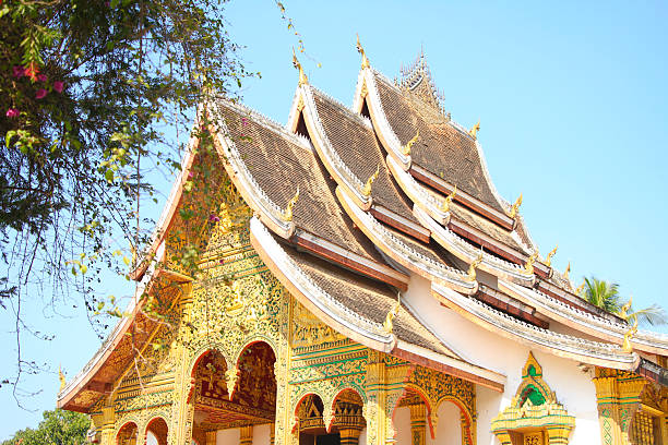 Beautiful Temple inside Royal Palace in Luang Prabang, Laos