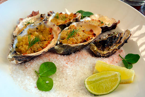 istock Plate with oysters on ice in Australia. 2207475210