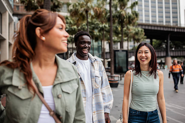 istock Diverse Friends in Downtown Sydney 2207476786