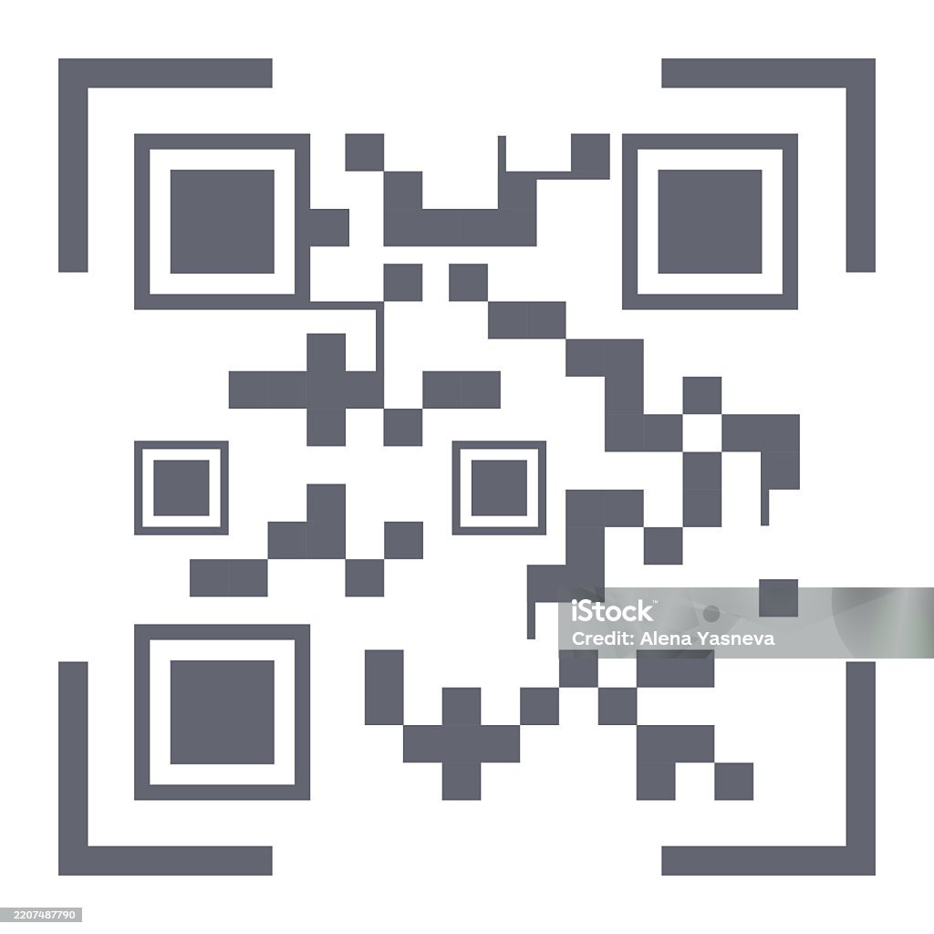 Qr Code Vector Sample Qr Code Sample In Vector For Smartphone Scanning Qr Code Caption For ...