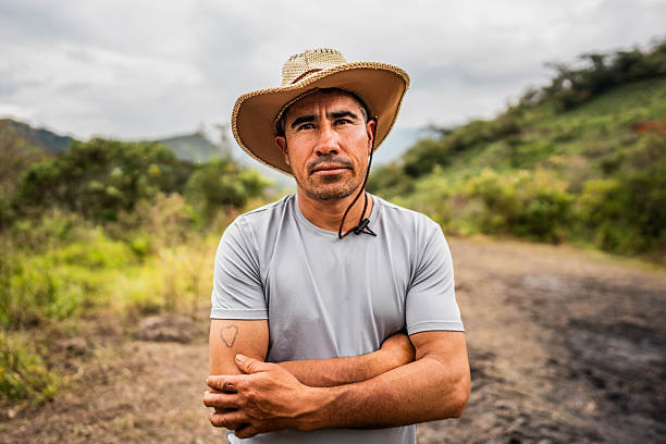istock Portrait of a farmer work at farm 2207488512