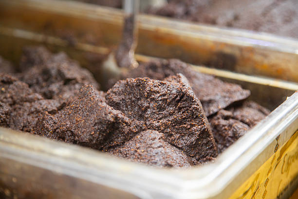 istock Market stall selling the famous mole poblano. 2207491723