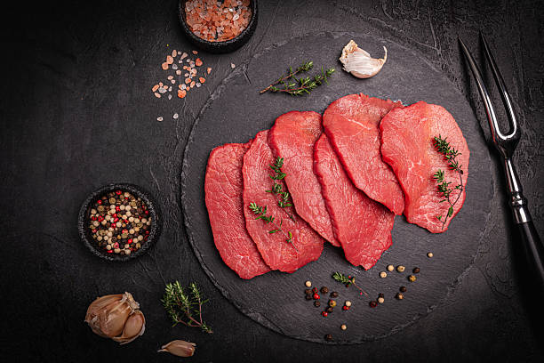 istock Raw sliced beef or lamb tenderloin meat 2207508264