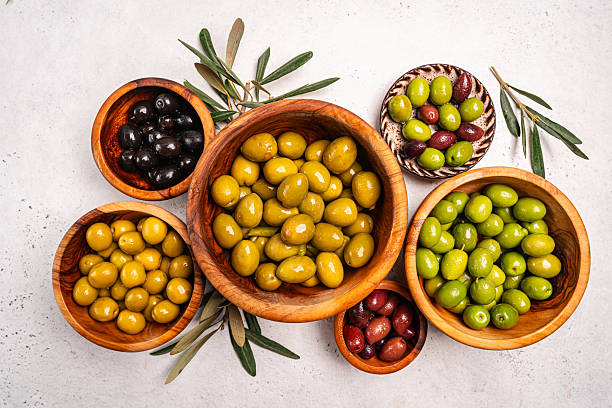 istock Green and black olives 2207508283