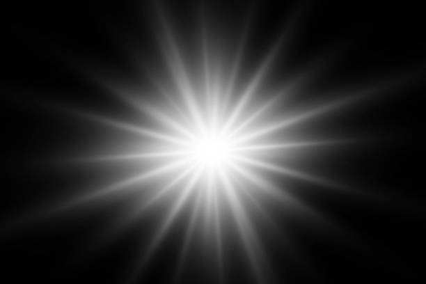 istock Light effect. Flash of light, Shining star, rays of light and glare. On transparent background. 2207511969