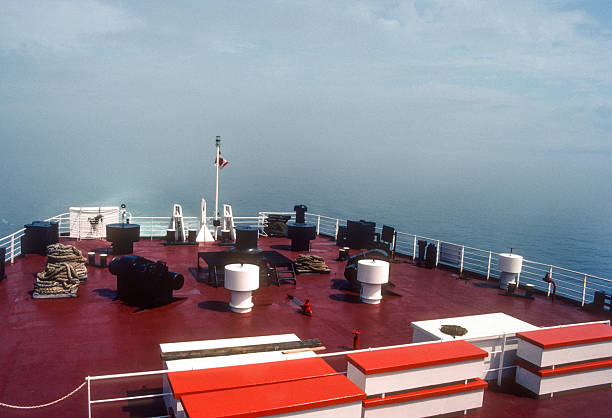 Bay of Fundy Ferry - Aft Deck - 1985