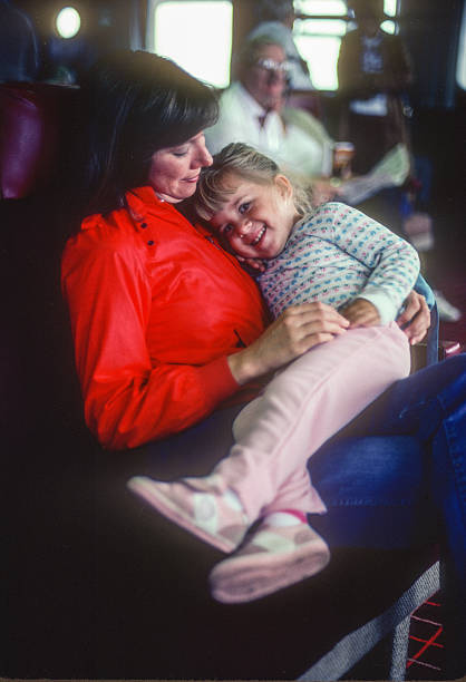 Bay of Fundy Ferry - Resting Aboard Ferry - 1985