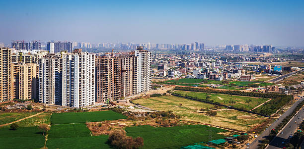 istock Highrise buildings in Noida, Uttar Pradesh, India 2207529456