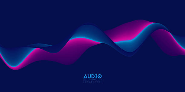 istock Gradient sound wave abstract background. Colorful flow of music wave. Vector vibrant fluid splash. 2207534629