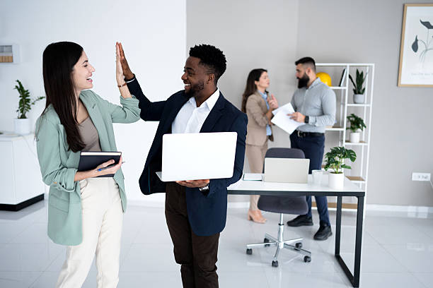 istock Young business team working in the office 2207541933