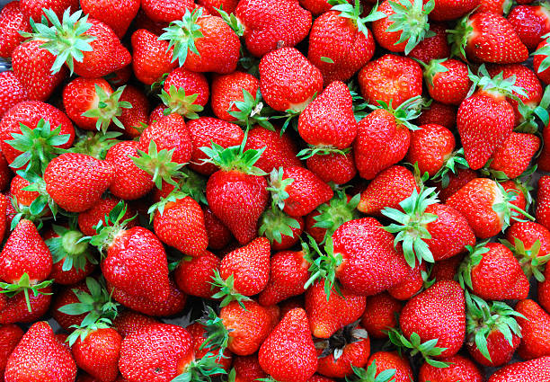 istock new picked fresh strawberry as design background 2207552691