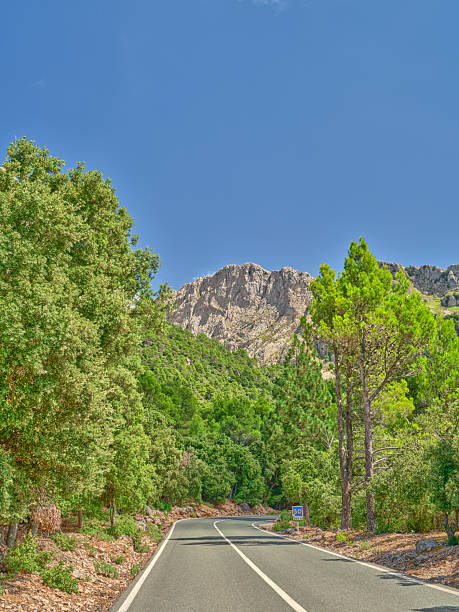 Serra de Tramuntana, Mallorca, Spain.  In 2011, UNESCO World Heritage Site status was awarded to Mallorcaâs magnificent Serra de Tramuntana. This impressive mountain range â almost 90km long â forms the backbone of Mallorca, and stretches from Andratx in the southwest to the Cap de Formentor in the far north of the island.